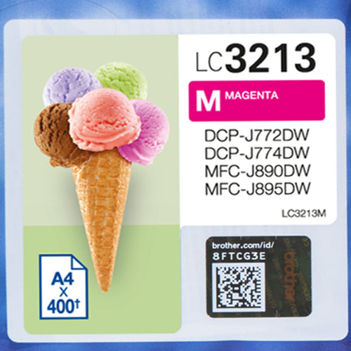 Brother LC-3213M ink cartridge Original High (XL) Yield Magenta Brother LC-3213M ink cartridge Original High (XL) Yield Magenta